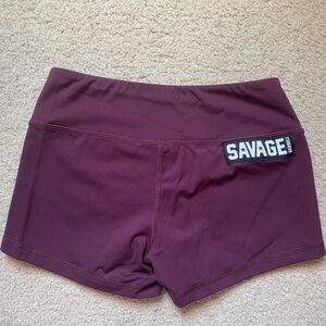 Savage Plum Athletic Shorts